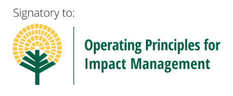 Signatory to: Operating Principles for Impact Management